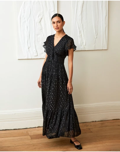 Forcast - Minda Glitter Maxi Dress