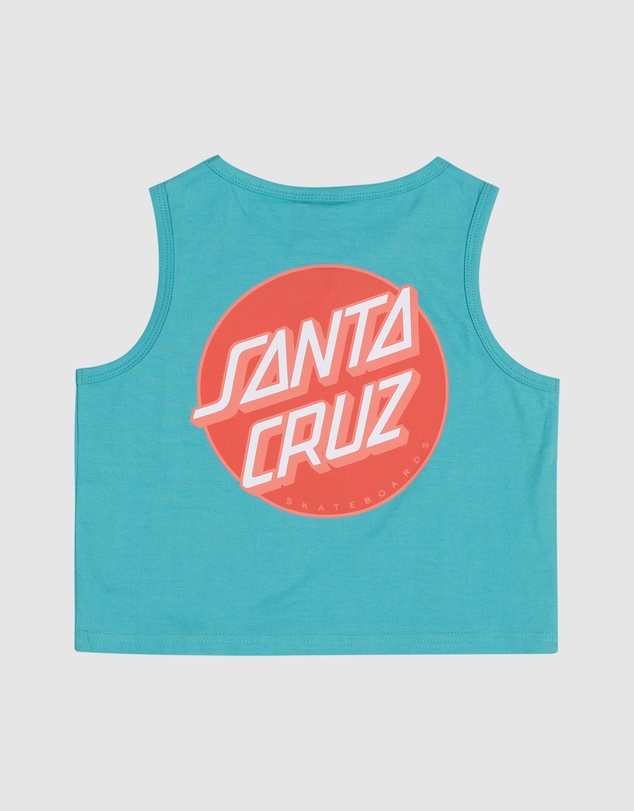 Santa Cruz - Other Dot Chest Crop Tank - Teens