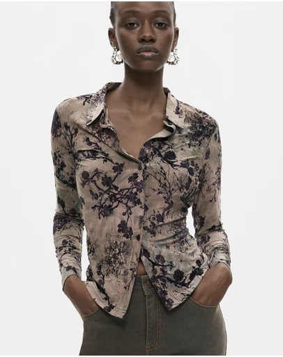 Desigual - Flocked Shirt