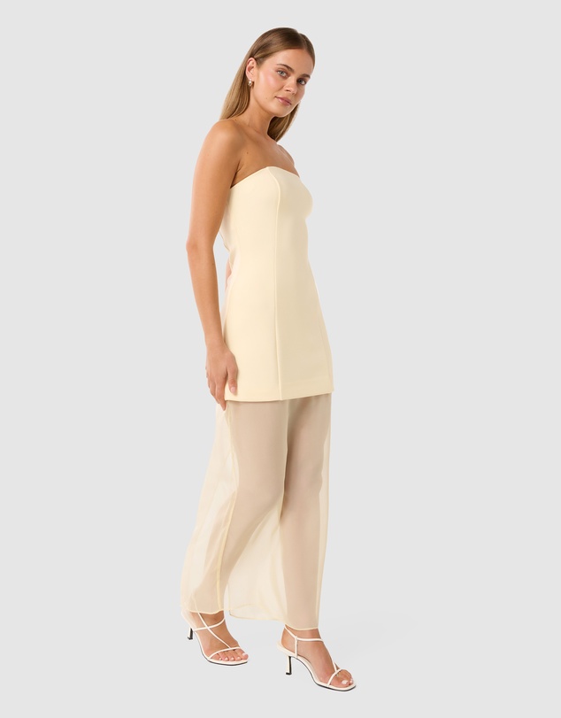 Forever New - Pamela Sheer Strapless Midi Dress