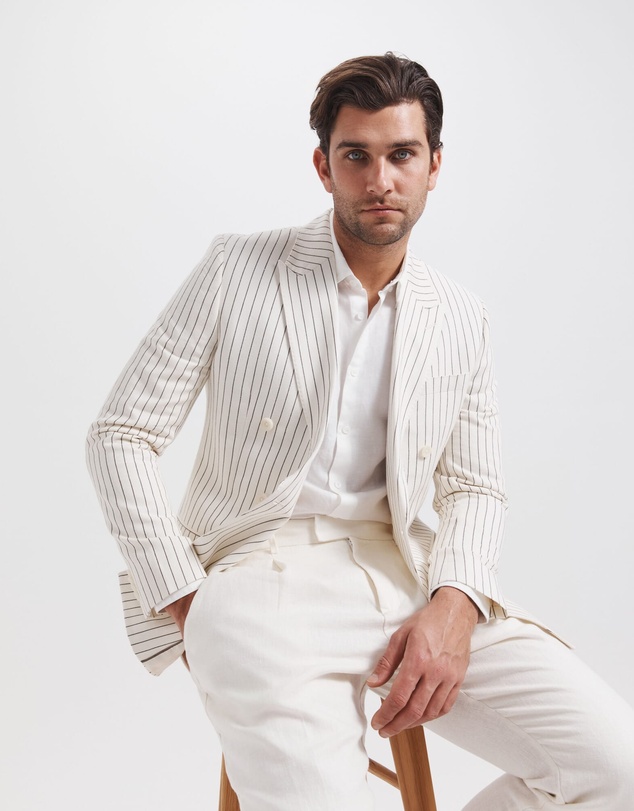 SABA - Harrison Stripe Linen Blazer