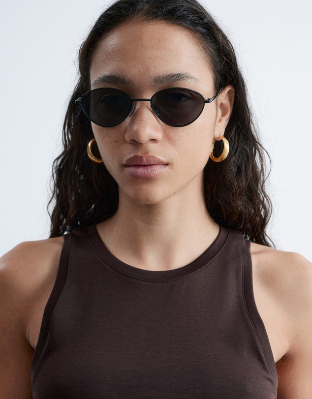 & Other Stories - Wire-Frame Oval Sunglasses