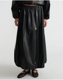 Decjuba - D-Luxe Faux Leather Skirt
