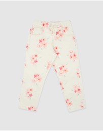Bebe by Minihaha - Emmy Petal Pull On Jeans 3-7 Yrs
