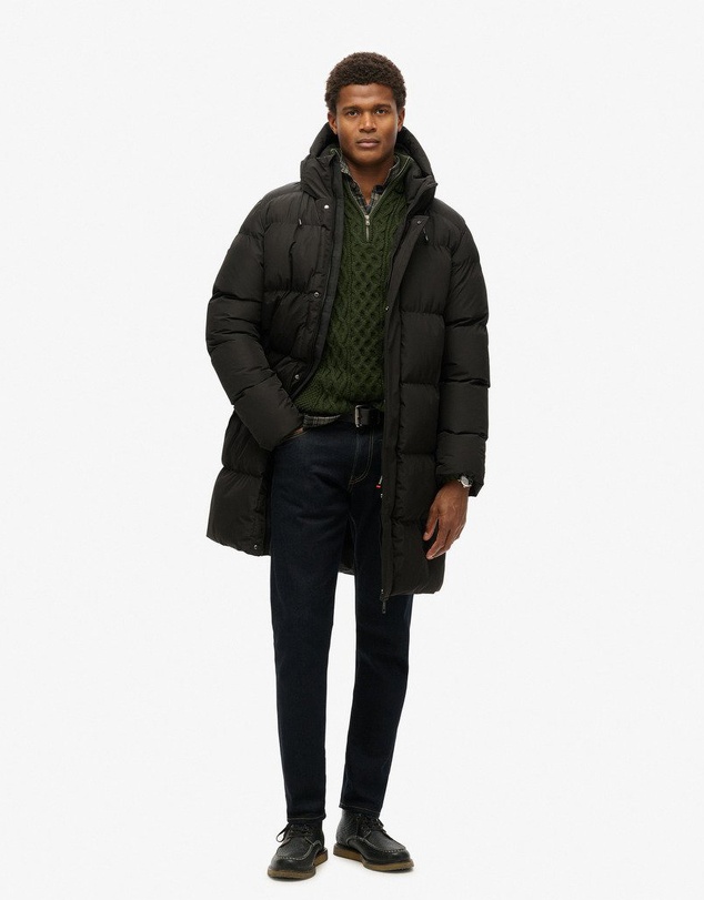 Superdry - Hooded Sports Puffer Mid Jacket