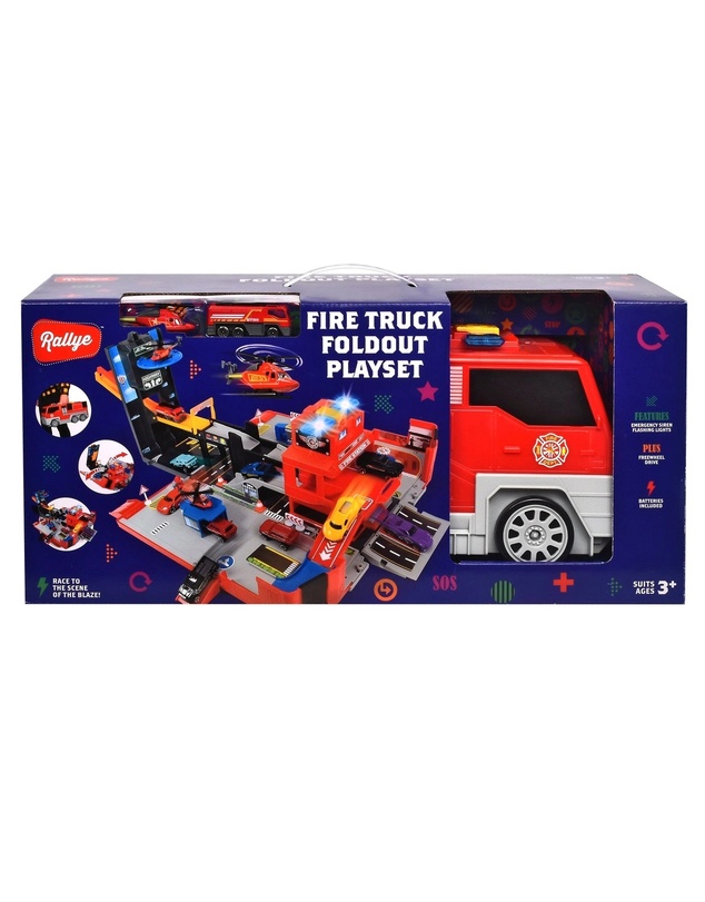 Rallye - Folding Fire Truck Playset