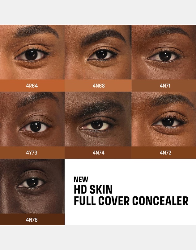 MAKE UP FOR EVER - HD Skin Full Cover Concealer Multi-Use Concealer with Niacinamide & Hyaluronic Acid