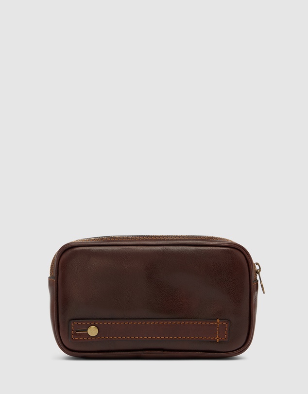 Republic of Florence - Marcus Brown Leather Carry Pouch