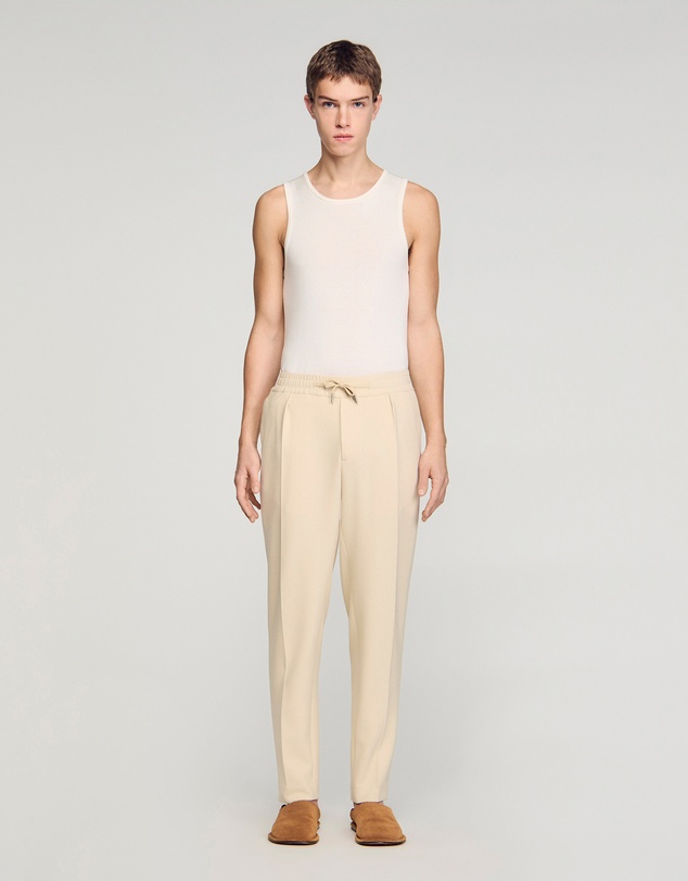 Sandro - Jersey Pli Pants