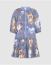 Camilla - Puff Sleeve Shirt Dress