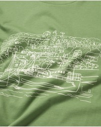 Seasalt - Seasalt Cornwall Green Midwatch Organic Cotton T-Shirt