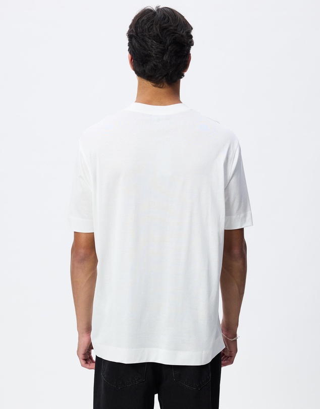 Emporio Armani - Graffiti Eagle Logo Print Jersey T-Shirt