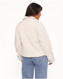 Petal & Pup - Caitlin Quilted Jacket - Cream