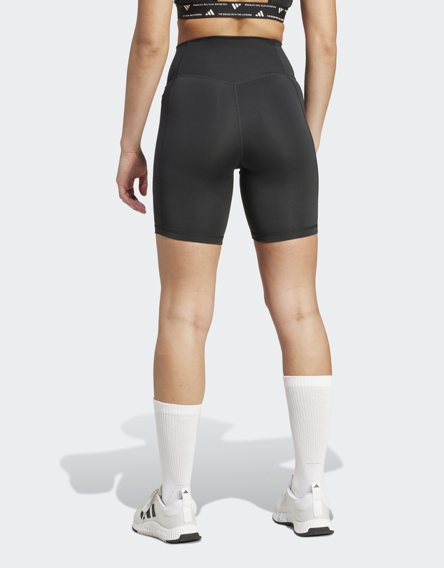adidas Performance - Optimé Essentials Stash Pocket 7-Inch Short Leggings Womens