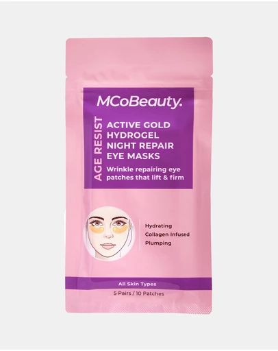 MCoBeauty - Age Resist - Active Gold Hydrogel Night Repair Eye Mask 5 Pack
