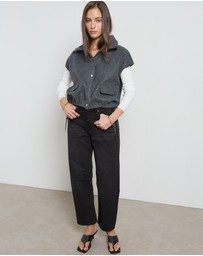 DRICOPER DENIM - Dina Cropped Barrel Jeans