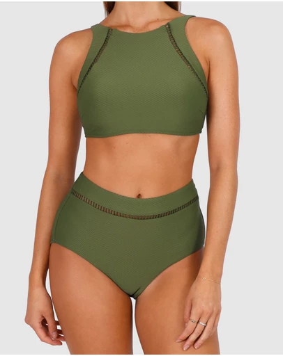 Baku Swimwear - Rococco Lace High Waist Bikini Bottom