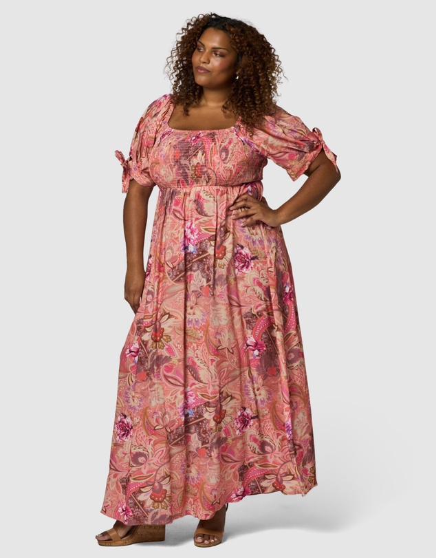 Something 4 Olivia - Maeve Ruffle Maxi Dress