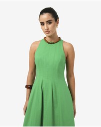Forcast - Tory Linen Blend Panel Dress