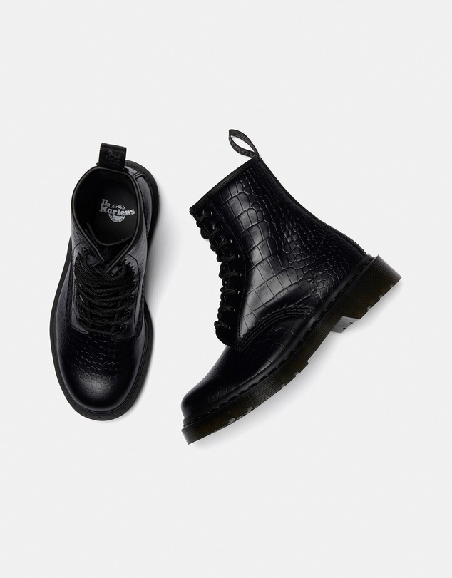 Dr Martens - 1460 Croco 8 Eye Boots - Unisex