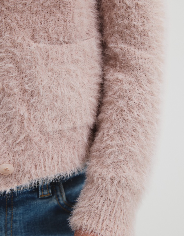 Country Road - Fluffy Knit Cardigan