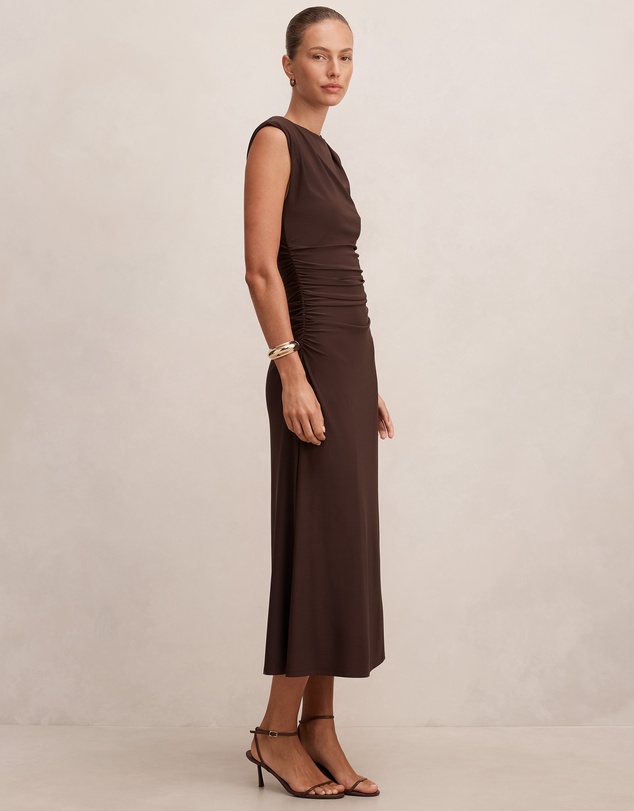 Forever New - Alisa Ruched Jersey Midi Dress