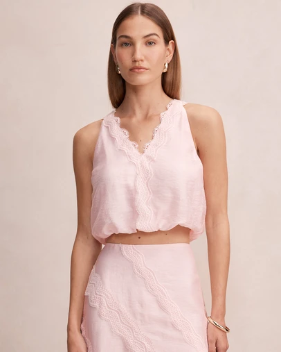 Forever New - Maeve Lace Tie Top