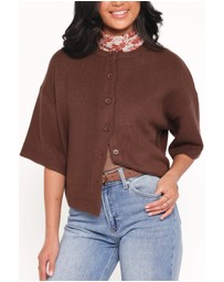 Petal & Pup - Lilith Knit Top - Chocolate Brown
