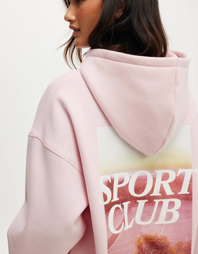 Cotton On Body Active - Plush Premium Graphic Hoodie