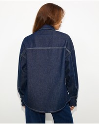 Dazie - Copenhagen Denim Shacket