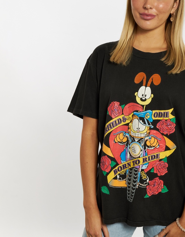 Vintage by The Real Deal - Pre Loved - 90s Garfield & Odie Tee