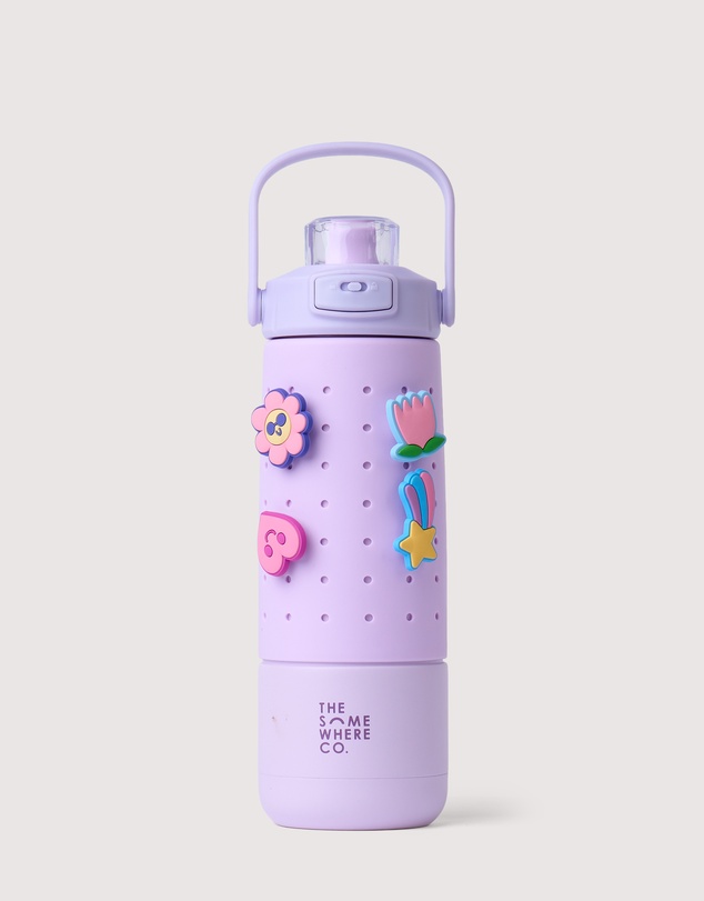 The Somewhere Co - Lilac Charmer Water Bottle