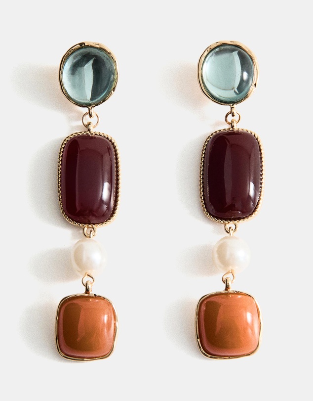 M.N.G - Combined Long Earrings