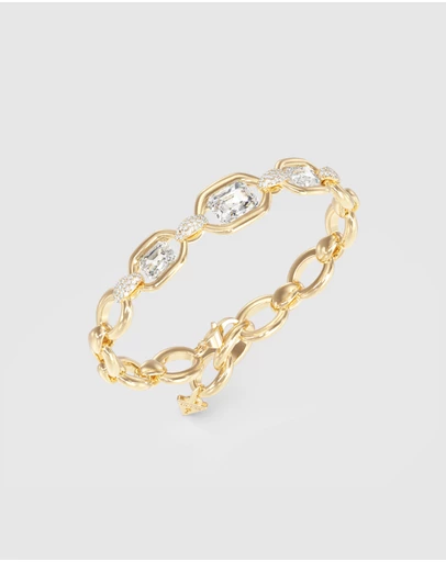 GUESS - GUESS Ladies Gold-Tone Gemstone Maxi Bracelet