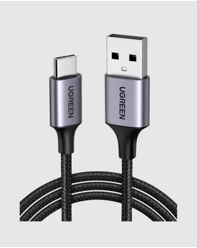 Ugreen - UGreen 3m USB-C to USB 2.0 Male Cable Space Gray – Fast Charging QC 3.0 Data Transfer