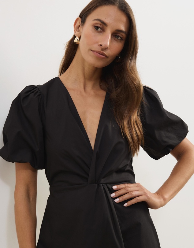 Atmos&Here - Cole Cotton Poplin Mini Dress