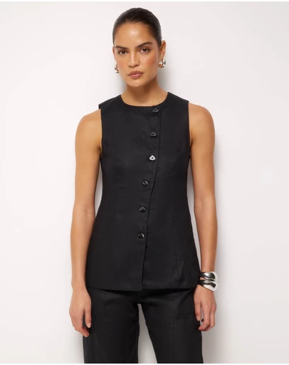 AERE - Longline Asymmetric Vest