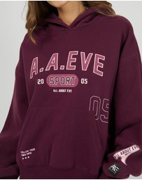 All About Eve - Empower Box Hoodie Wine
