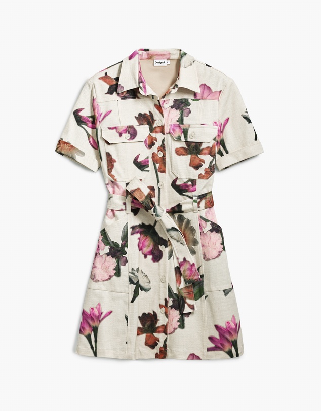 Desigual - Floral shirt dress
