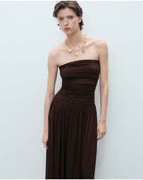 M.N.G - Owl Strapless Dress