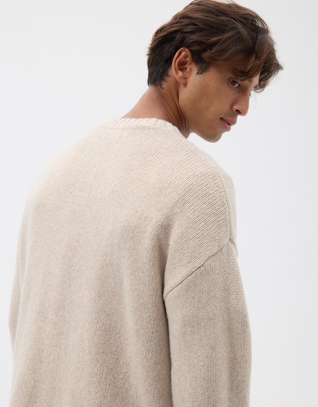 AERE - Merino Wool Chunky Crew Neck Sweater