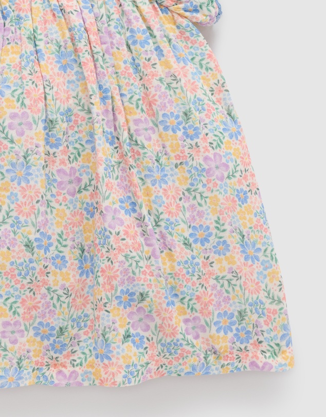 Purebaby - Smocked Dress -Kids-Babies