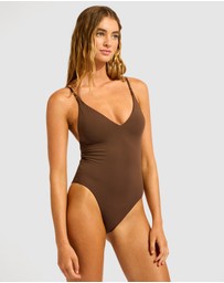 Seafolly - Seafolly Collective V Neck One Piece