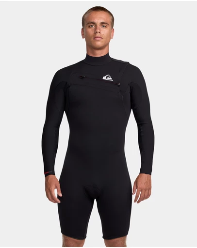 Quiksilver - Mens 2/2mm Highline Chest Zip Springsuit