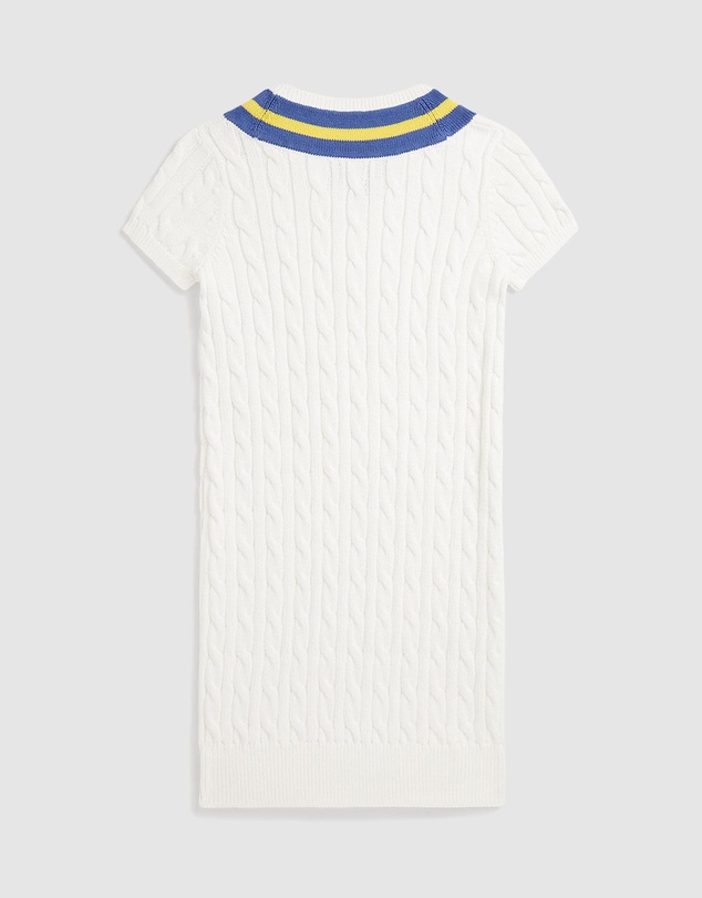 Polo Ralph Lauren - Cricket-Stripe Cotton Sweater Dress - Kids