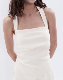 UNISON - Linen Halter Top
