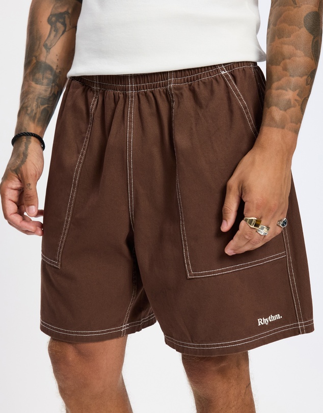 Rhythm - Contrast Stitch Jam Shorts