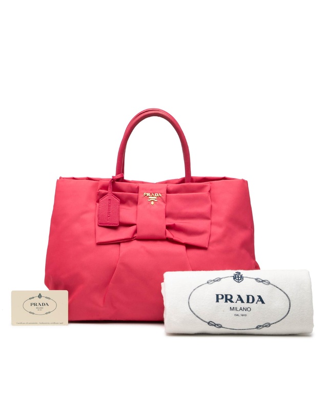 Pre-Loved by Azura Reborn - Pre-Loved Tessuto Fiocco Bow Tote