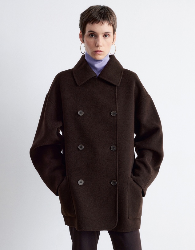 & Other Stories - Cocoon-Shaped Wool Jacket