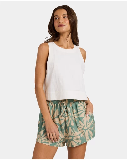 Roxy - Womens Suntribe Elastic Waist Shorts